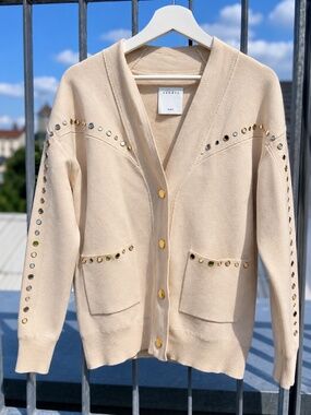 Sandro Paris Embellished Cardigan – Size 1 (XS/S)